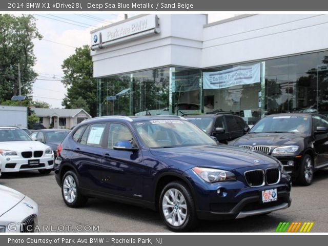 2014 BMW X1 xDrive28i in Deep Sea Blue Metallic