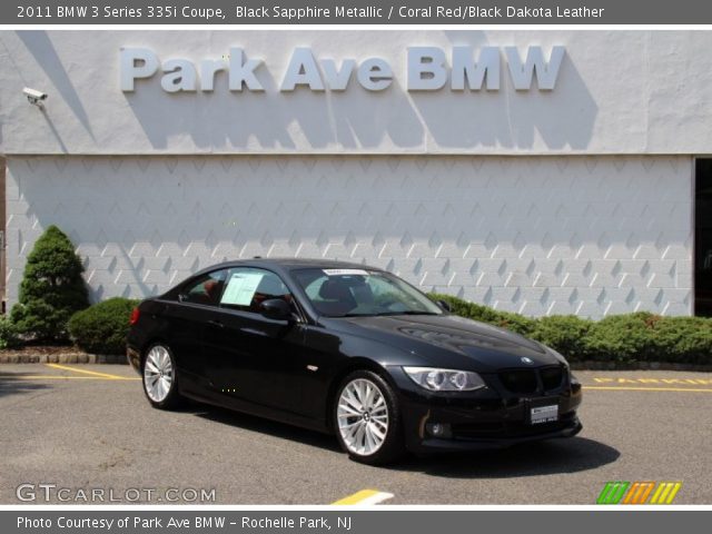 2011 BMW 3 Series 335i Coupe in Black Sapphire Metallic