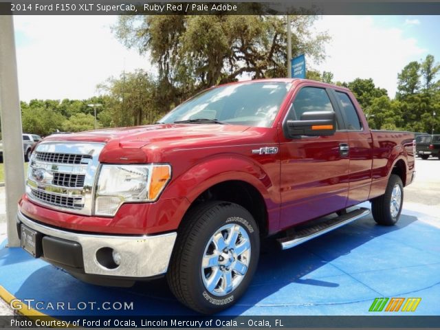 2014 Ford F150 XLT SuperCab in Ruby Red