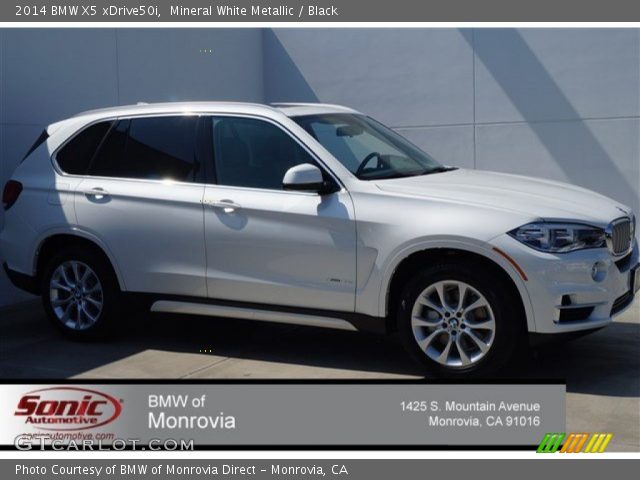 2014 BMW X5 xDrive50i in Mineral White Metallic