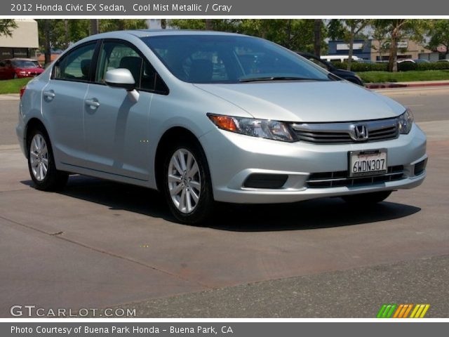 2012 Honda Civic EX Sedan in Cool Mist Metallic