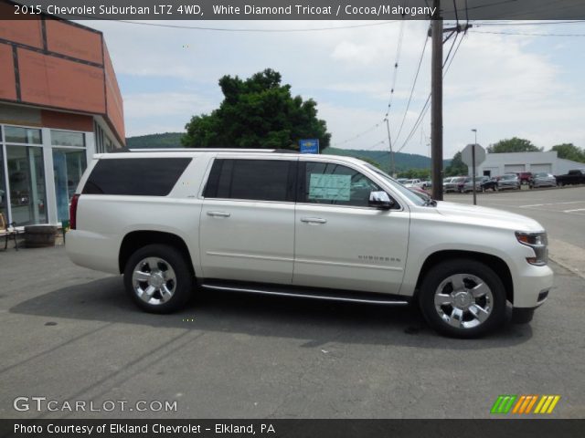 2015 Chevrolet Suburban LTZ 4WD in White Diamond Tricoat