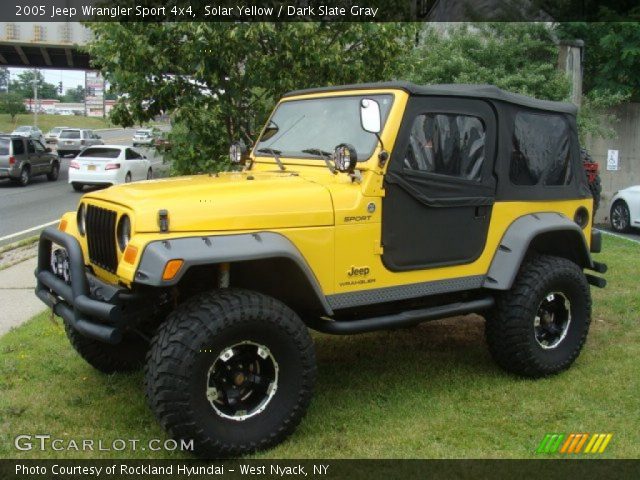 2005 Jeep Wrangler Sport 4x4 in Solar Yellow