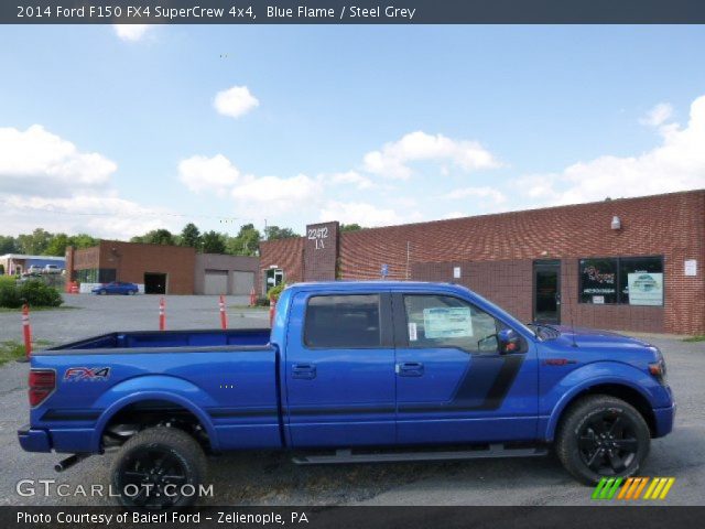 2014 Ford F150 FX4 SuperCrew 4x4 in Blue Flame