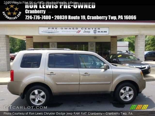 2010 Honda Pilot EX-L 4WD in Mocha Metallic