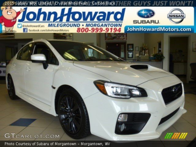 2015 Subaru WRX Limited in Crystal White Pearl