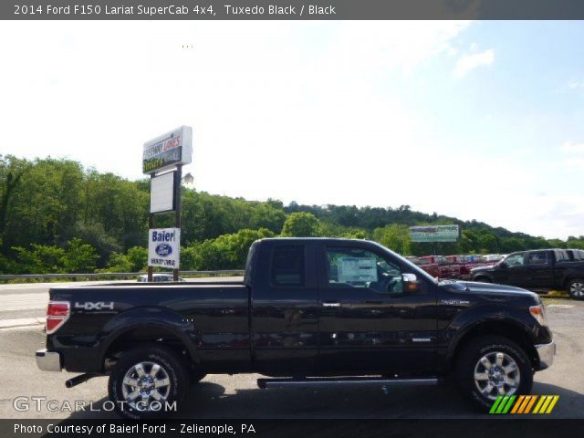 2014 Ford F150 Lariat SuperCab 4x4 in Tuxedo Black