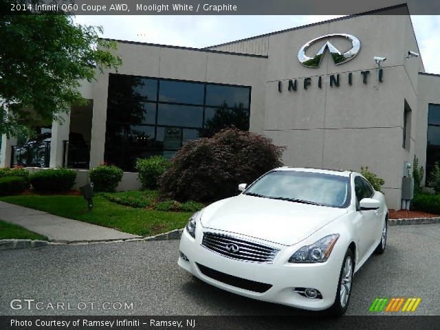 2014 Infiniti Q60 Coupe AWD in Moolight White