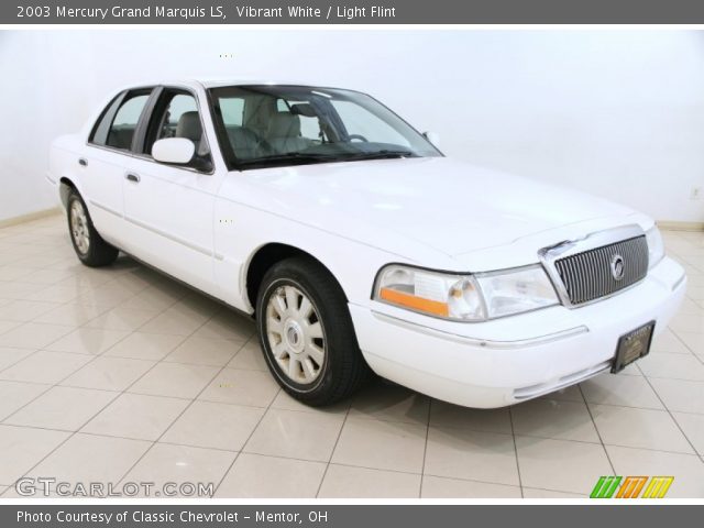 2003 Mercury Grand Marquis LS in Vibrant White