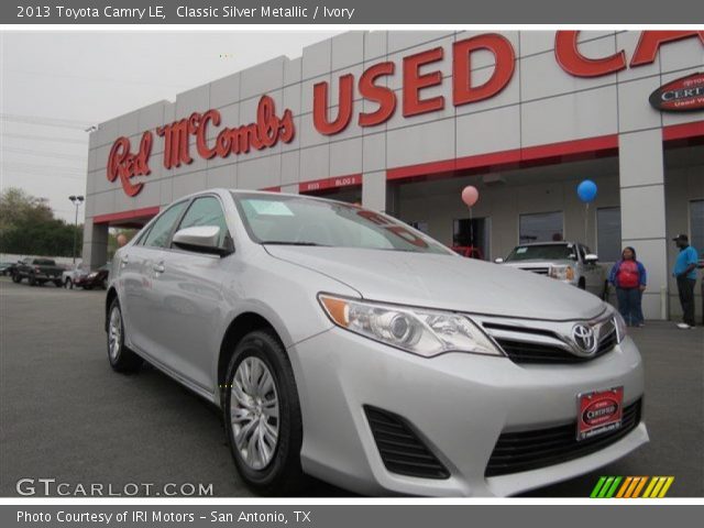 2013 Toyota Camry LE in Classic Silver Metallic