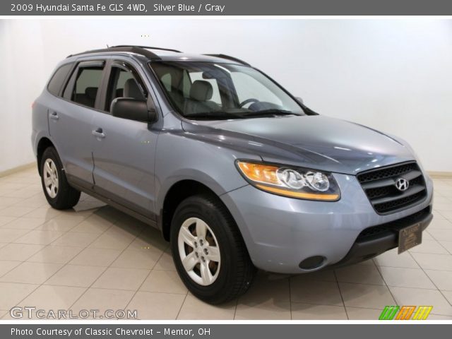 2009 Hyundai Santa Fe GLS 4WD in Silver Blue