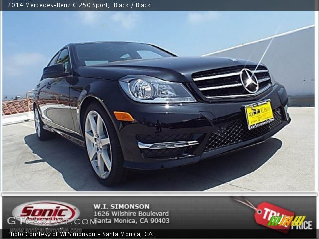 2014 Mercedes-Benz C 250 Sport in Black