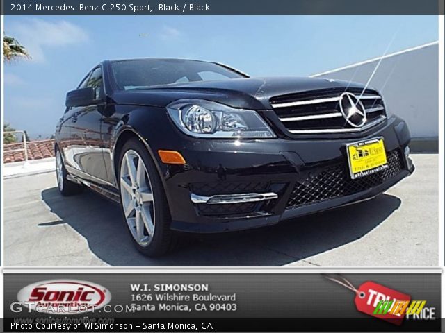 2014 Mercedes-Benz C 250 Sport in Black