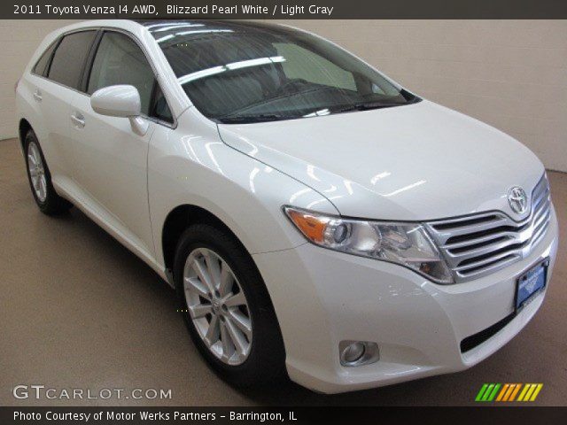 2011 Toyota Venza I4 AWD in Blizzard Pearl White