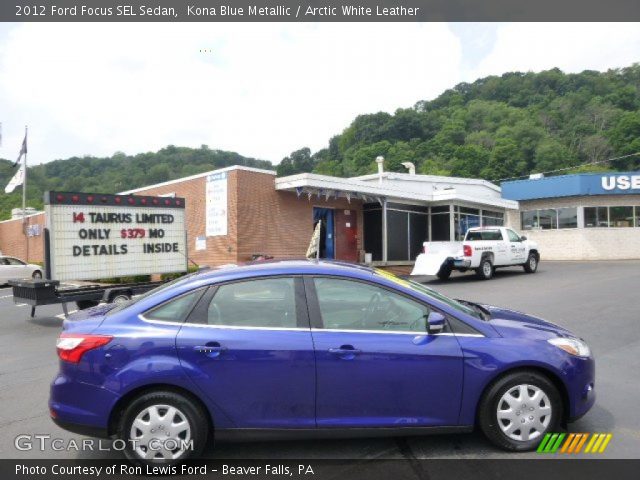2012 Ford Focus SEL Sedan in Kona Blue Metallic