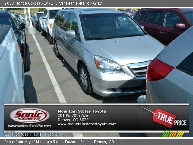2007 Honda Odyssey EX-L in Silver Pearl Metallic