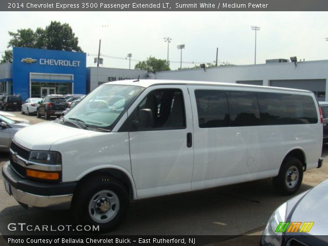 2014 Chevrolet Express 3500 Passenger Extended LT in Summit White