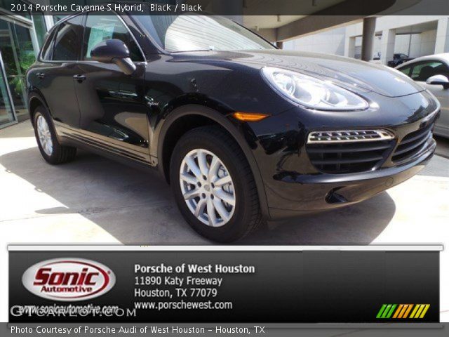 2014 Porsche Cayenne S Hybrid in Black