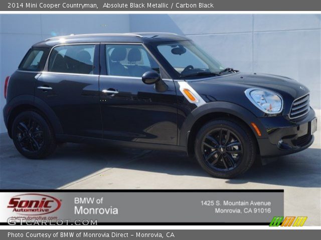 2014 Mini Cooper Countryman in Absolute Black Metallic