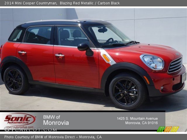 2014 Mini Cooper Countryman in Blazing Red Metallic
