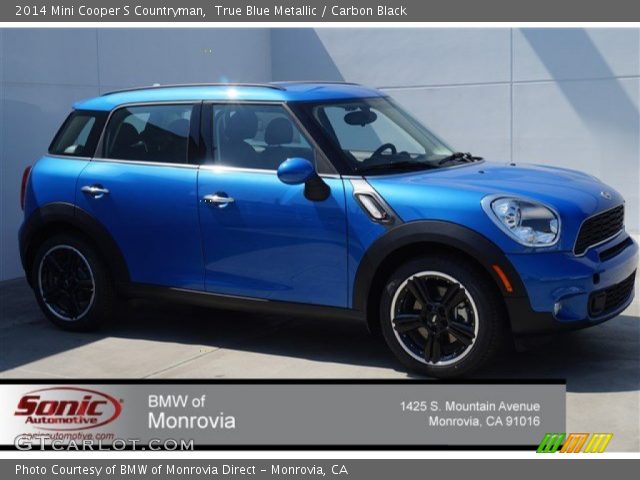 2014 Mini Cooper S Countryman in True Blue Metallic