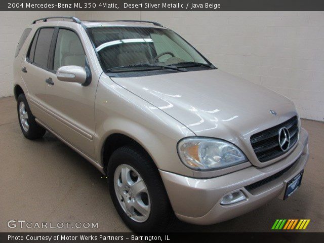 2004 Mercedes-Benz ML 350 4Matic in Desert Silver Metallic