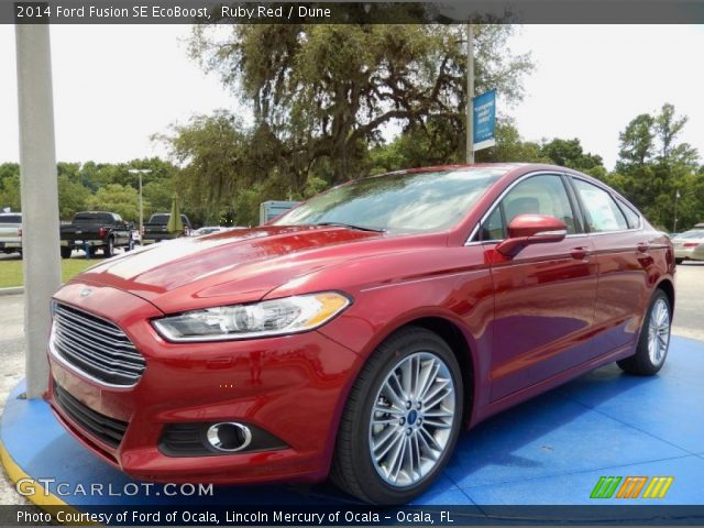 2014 Ford Fusion SE EcoBoost in Ruby Red