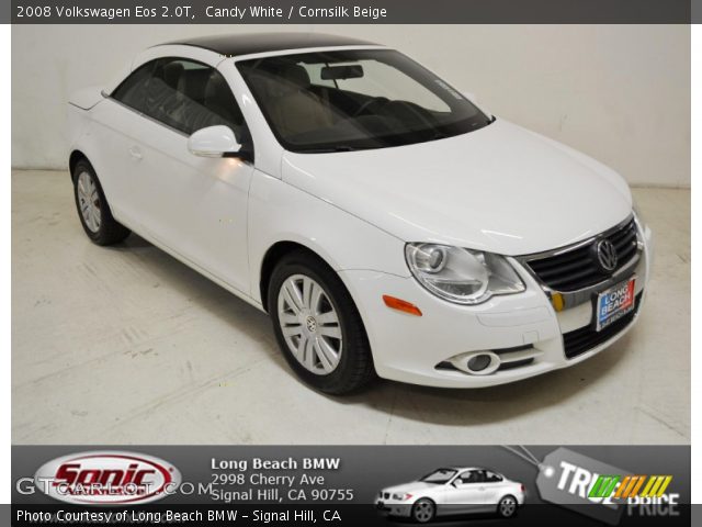 2008 Volkswagen Eos 2.0T in Candy White