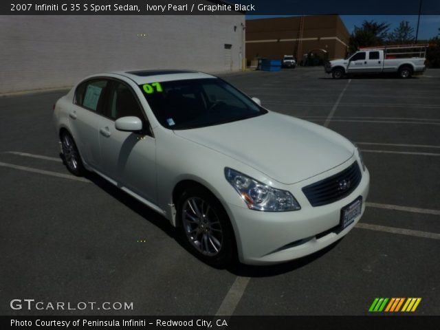 2007 Infiniti G 35 S Sport Sedan in Ivory Pearl