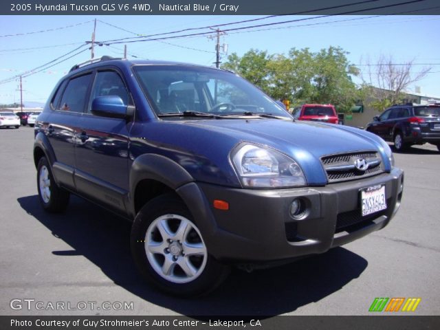 2005 Hyundai Tucson GLS V6 4WD in Nautical Blue