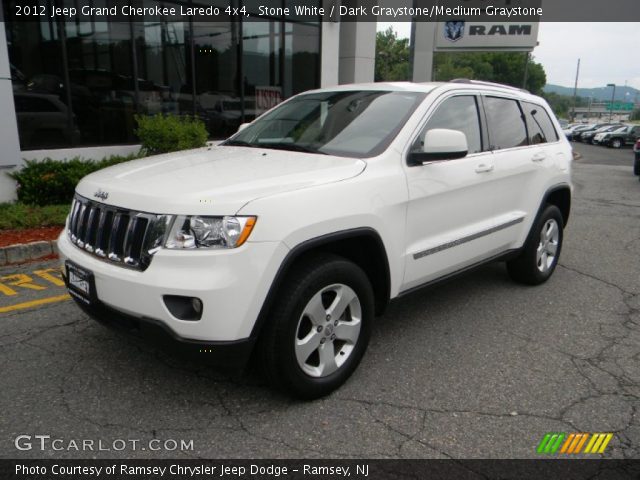 2012 Jeep Grand Cherokee Laredo 4x4 in Stone White