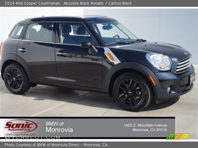 2014 Mini Cooper Countryman in Absolute Black Metallic