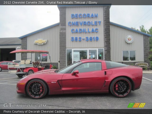 2012 Chevrolet Corvette Z06 in Crystal Red Metallic Tintcoat