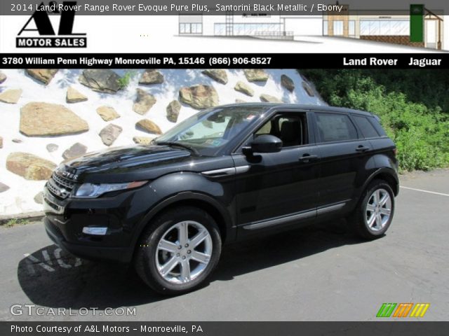 2014 Land Rover Range Rover Evoque Pure Plus in Santorini Black Metallic