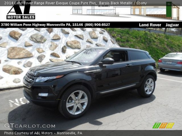 2014 Land Rover Range Rover Evoque Coupe Pure Plus in Barolo Black Metallic
