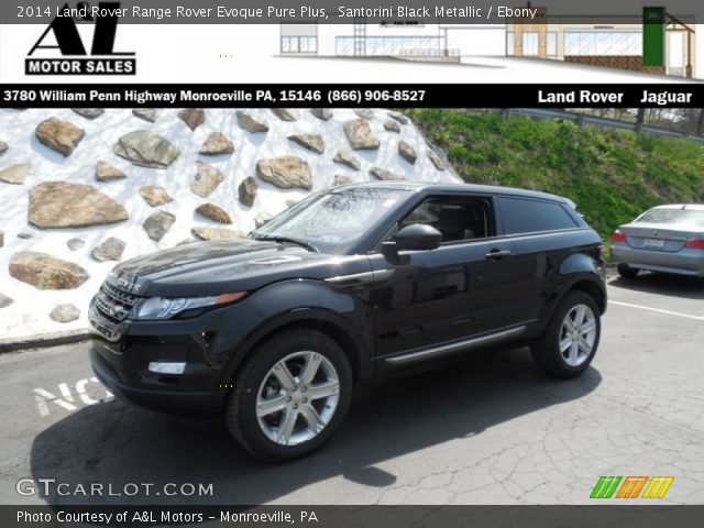2014 Land Rover Range Rover Evoque Pure Plus in Santorini Black Metallic