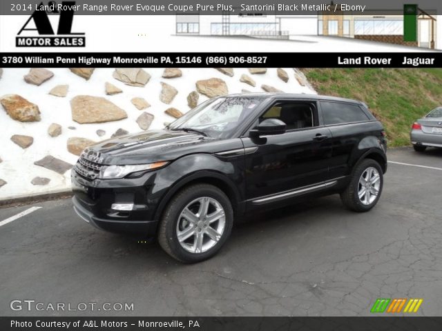 2014 Land Rover Range Rover Evoque Coupe Pure Plus in Santorini Black Metallic