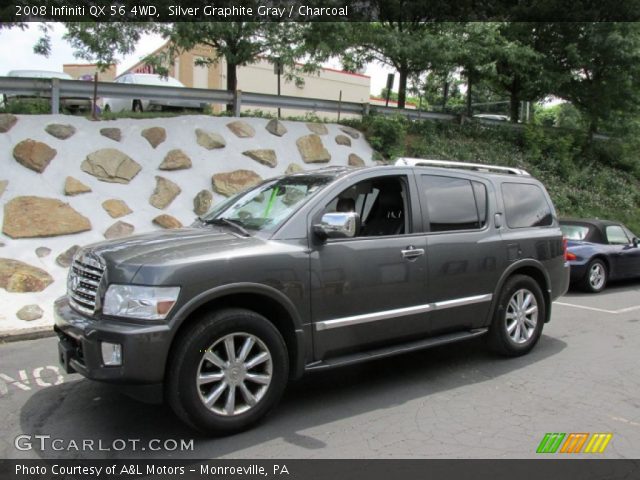 2008 Infiniti QX 56 4WD in Silver Graphite Gray