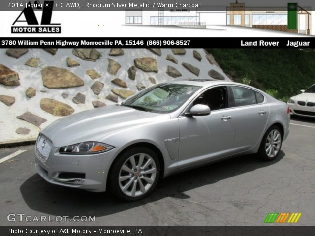 2014 Jaguar XF 3.0 AWD in Rhodium Silver Metallic