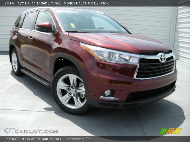 2014 Toyota Highlander Limited in Moulin Rouge Mica