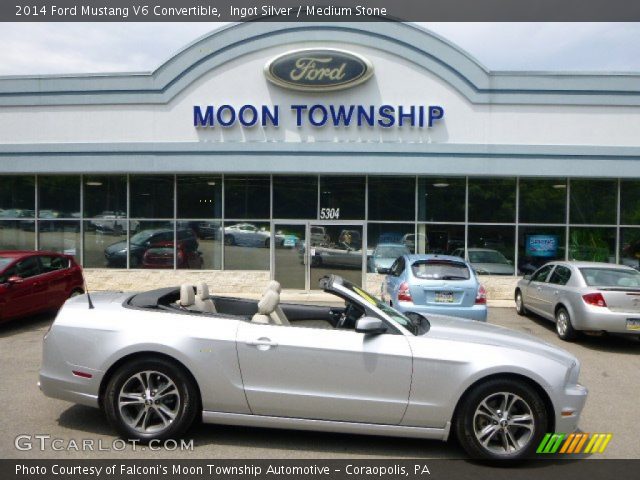 2014 Ford Mustang V6 Convertible in Ingot Silver