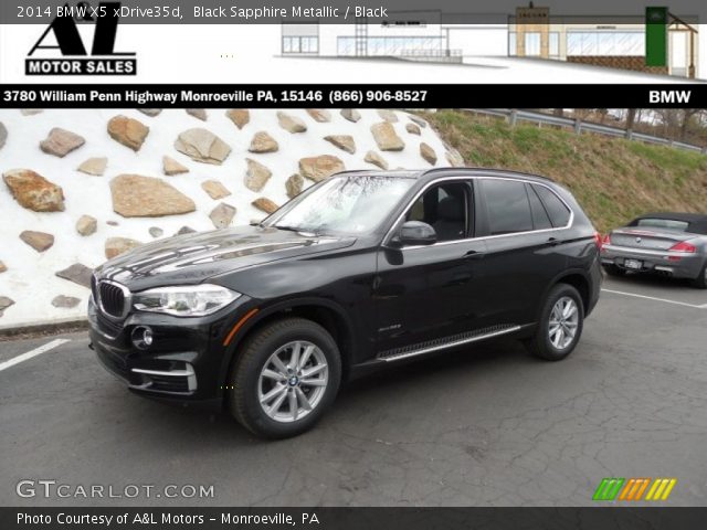 2014 BMW X5 xDrive35d in Black Sapphire Metallic