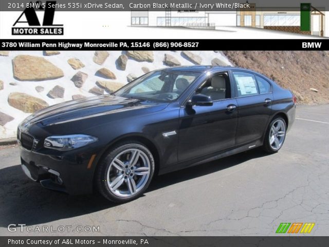 2014 BMW 5 Series 535i xDrive Sedan in Carbon Black Metallic