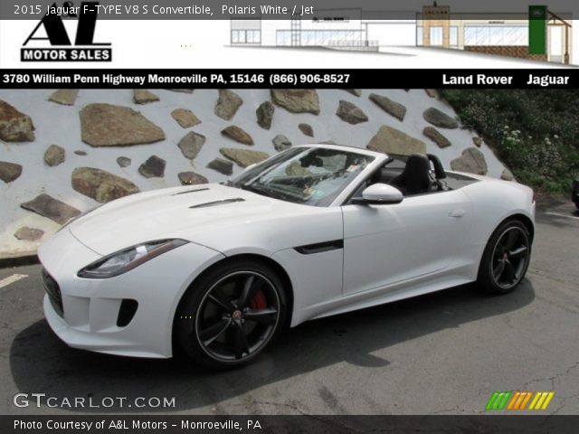 2015 Jaguar F-TYPE V8 S Convertible in Polaris White