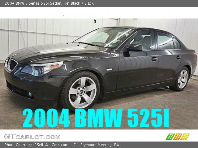 2004 BMW 5 Series 525i Sedan in Jet Black