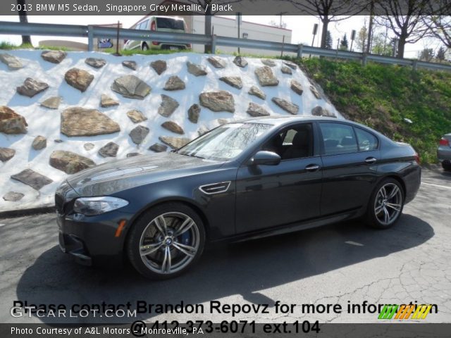 2013 BMW M5 Sedan in Singapore Grey Metallic