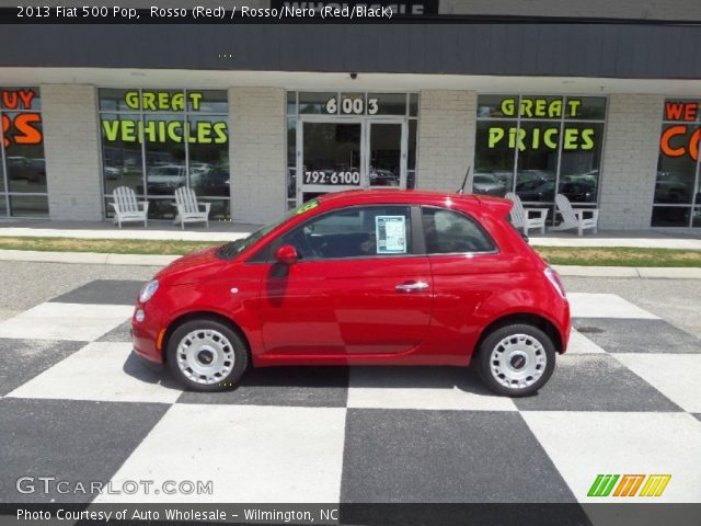 2013 Fiat 500 Pop in Rosso (Red)