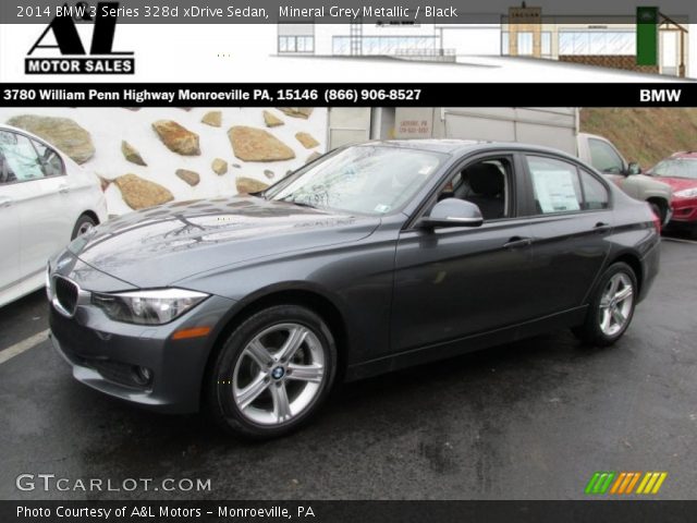 2014 BMW 3 Series 328d xDrive Sedan in Mineral Grey Metallic