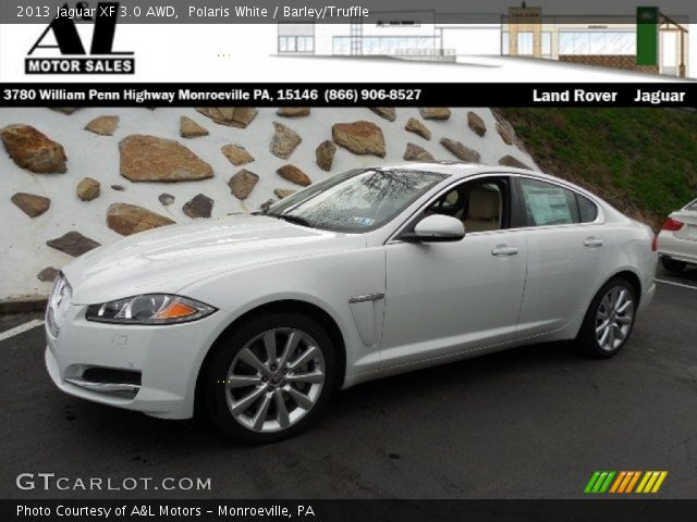 2013 Jaguar XF 3.0 AWD in Polaris White