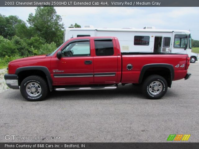 2003 Chevrolet Silverado 2500HD LT Extended Cab 4x4 in Victory Red